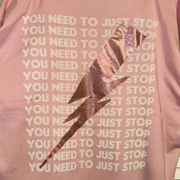 RARE TAYLOR SWIFT Official Merch Lover Era Concert Tour T-Shirt Lightning Bolt - Picture 2 of 7